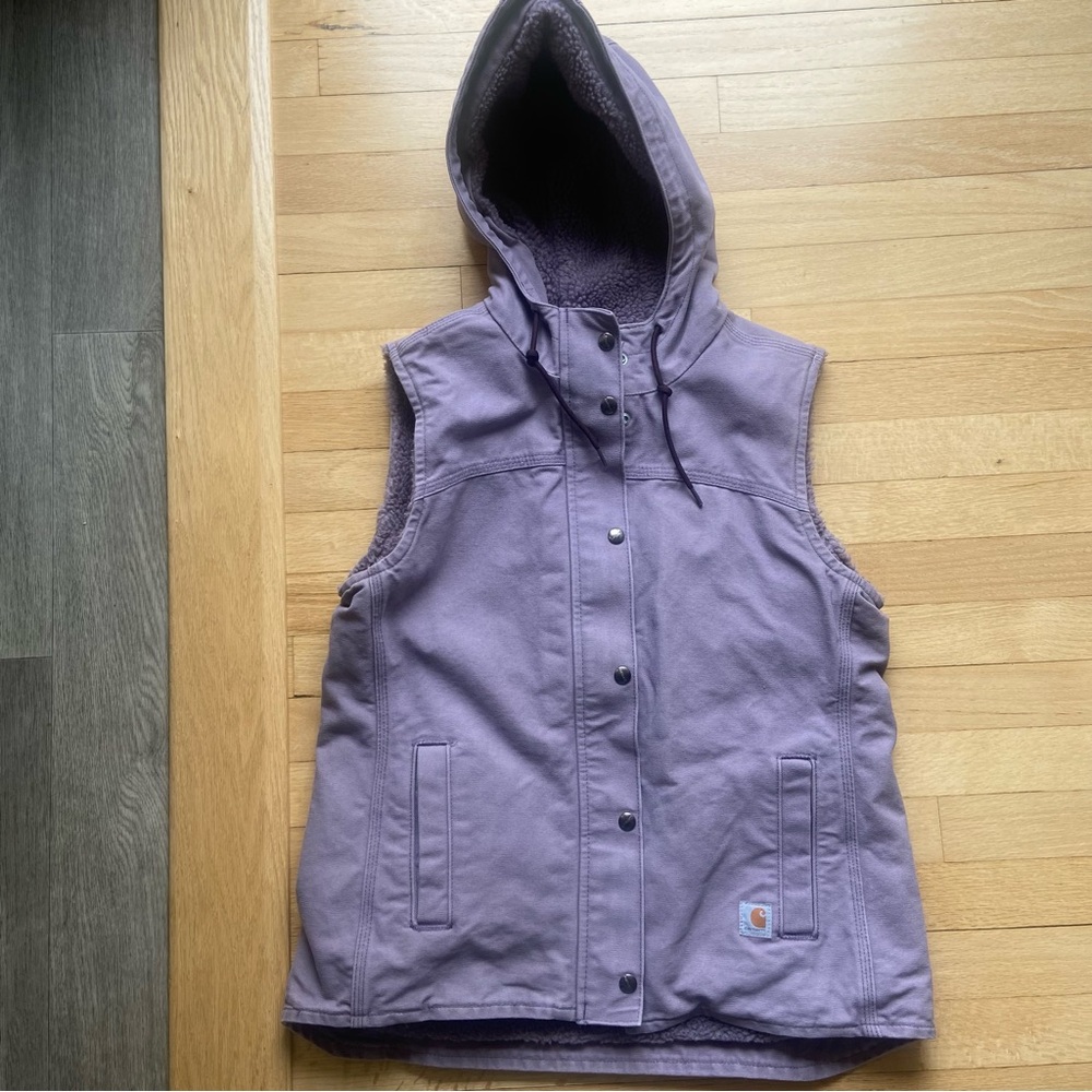 Carhartt Purple Hooded Vest